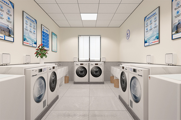 某高校学生公寓1万人自助洗衣机、烘干机、洗鞋机铺放案例