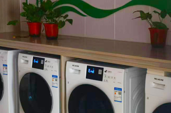 某电子厂自助洗衣机、烘干机、洗鞋机、吹风机、直饮水开水机、热水淋浴、充电桩系统案例